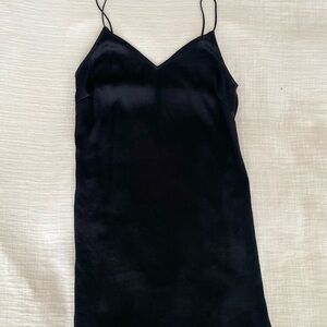 Elegant Black Slip Dress
